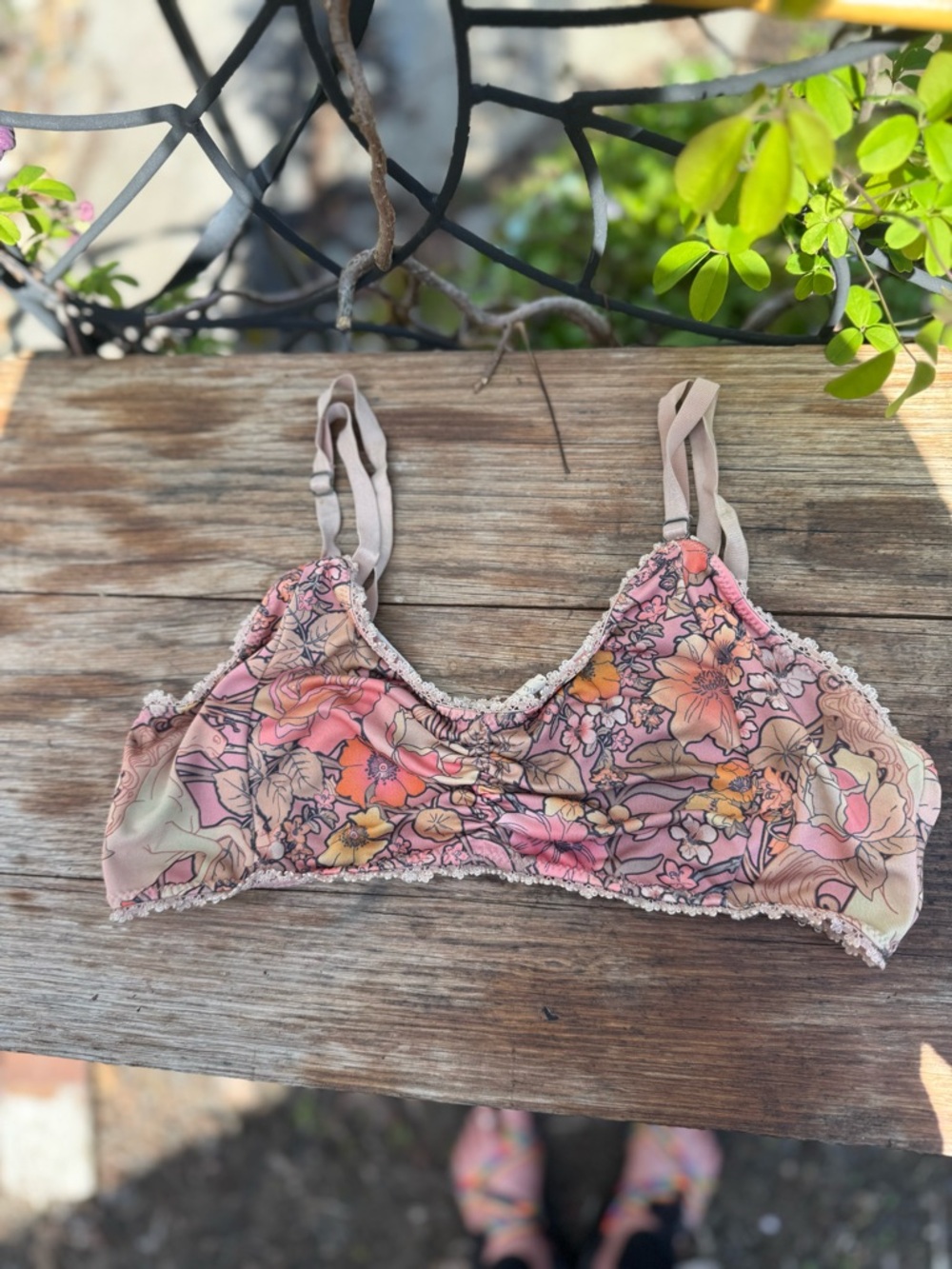 Spell Amethyst Bralette in Blush